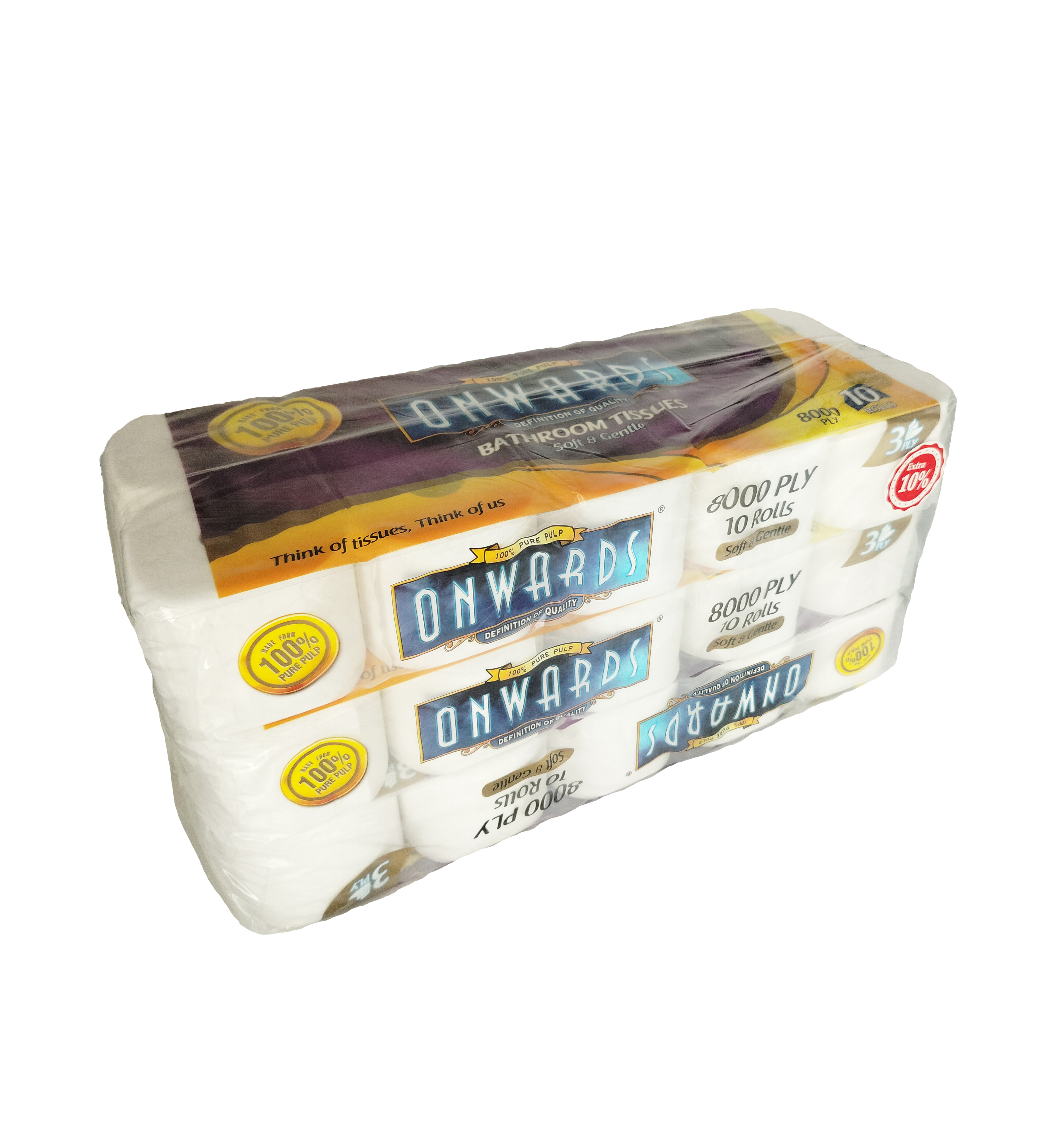 Onwards - Bathroom Tissue 30 Rolls x 8000 Ply